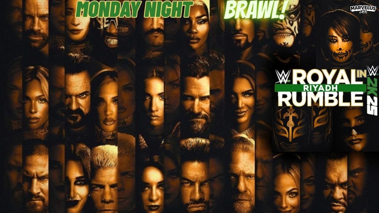 Monday Night bRAWl!: WWE 2K25 Mens & Womens 2026 Royal Rumble   Road To Wrestlemania 42 Starts Here!