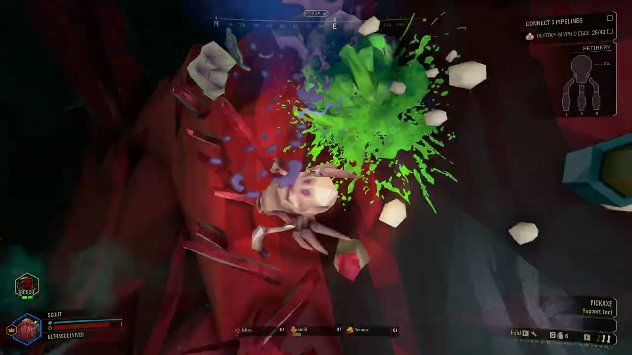 Deep Rock Galactic: Processing Liquid Morchite