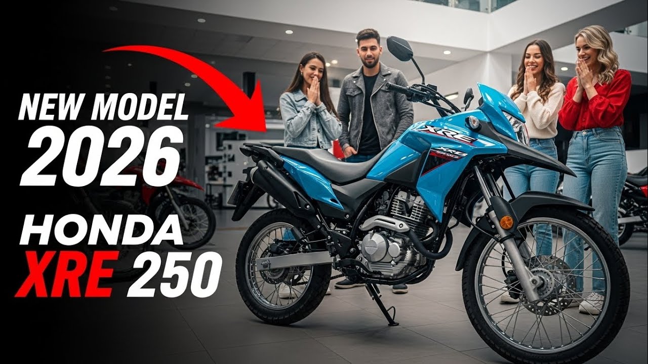 Honda XRE 250 2026 Review | New Trail Bike with Power, Style & Comfort
