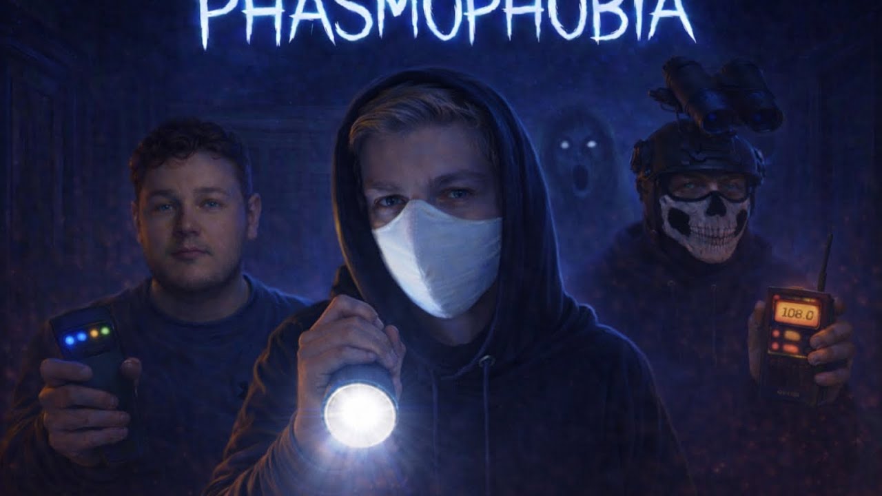 👻 Phasmophobia — Three Idiots vs One Ghost 👻