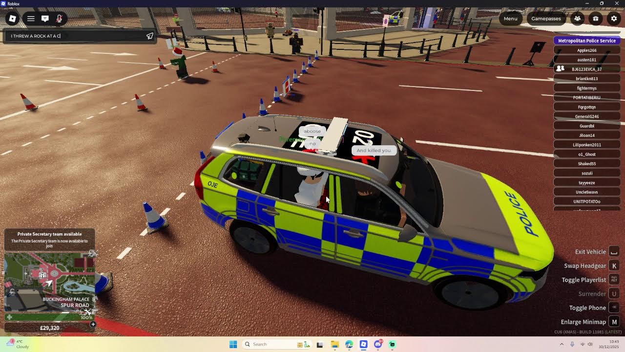 Roblox Gameplay - Buckingham Palace