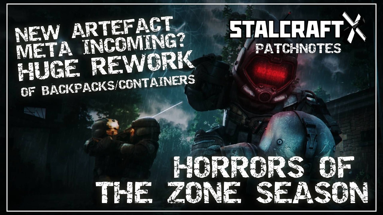 HUGE CHANGES IN THE NEW in HORRORS OF THE ZONE SEASON | Stalcraft X Patchnotes