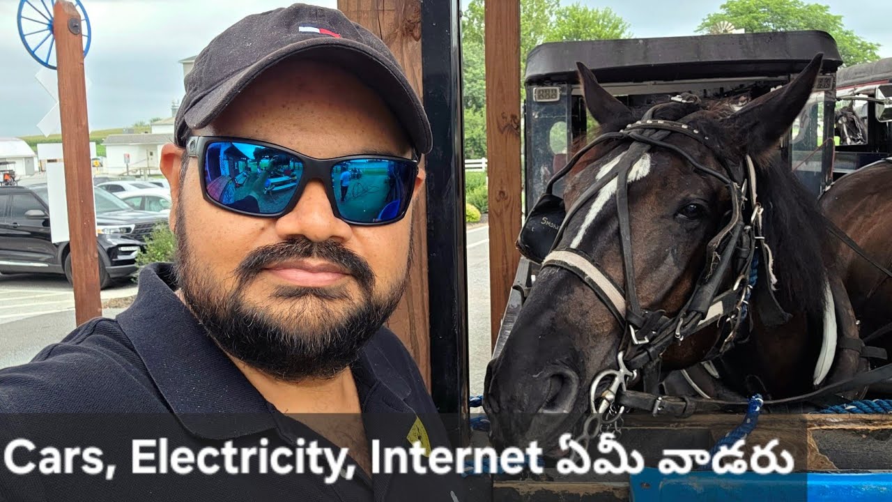 అమెరికాలో Cars, Electricity, Internet ఏమీ వాడరు, వాళ్ళకి అలా ఉండటమే ఇష్టం Amish People, telugu vlogs