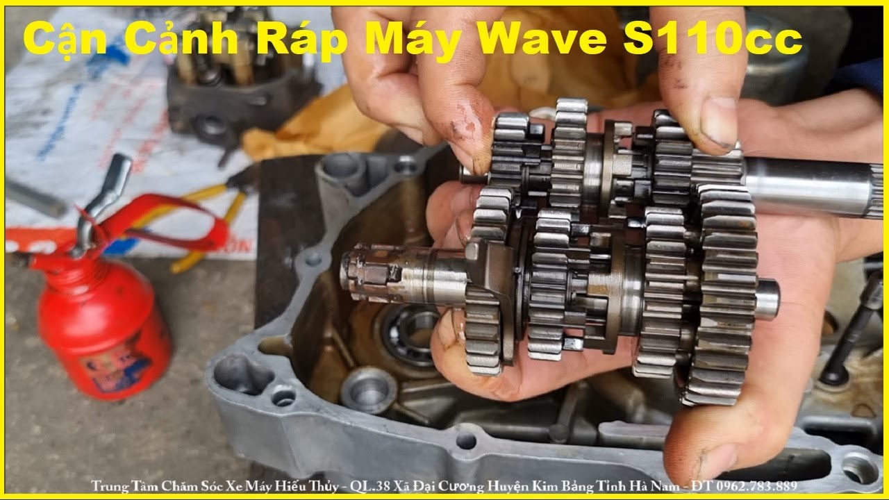 Cận Cảnh Ráp Máy Wave S110cc Cho Anh Cương Hà Nội