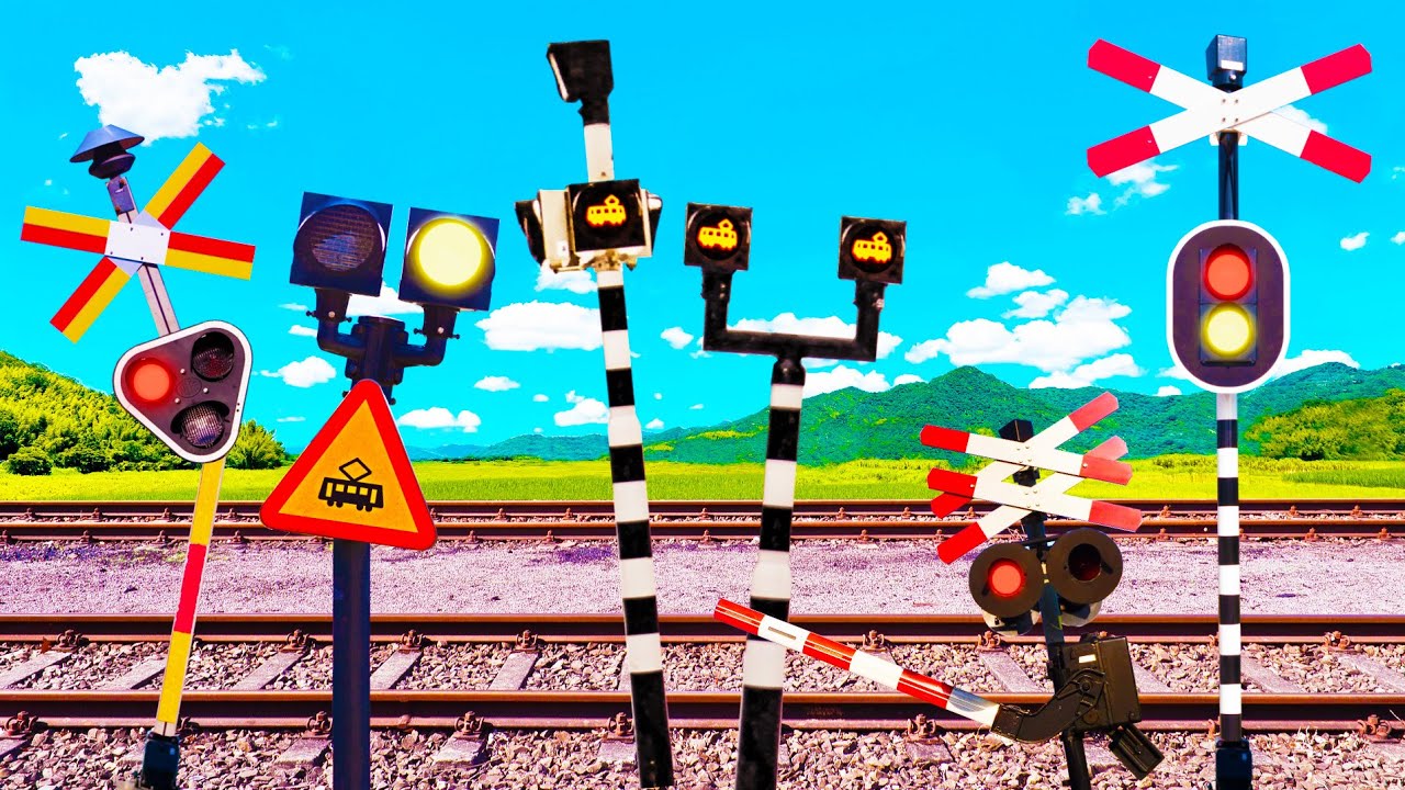 Tram Crossing and Railroad Crossing 😂 (Spoorwegovergang)