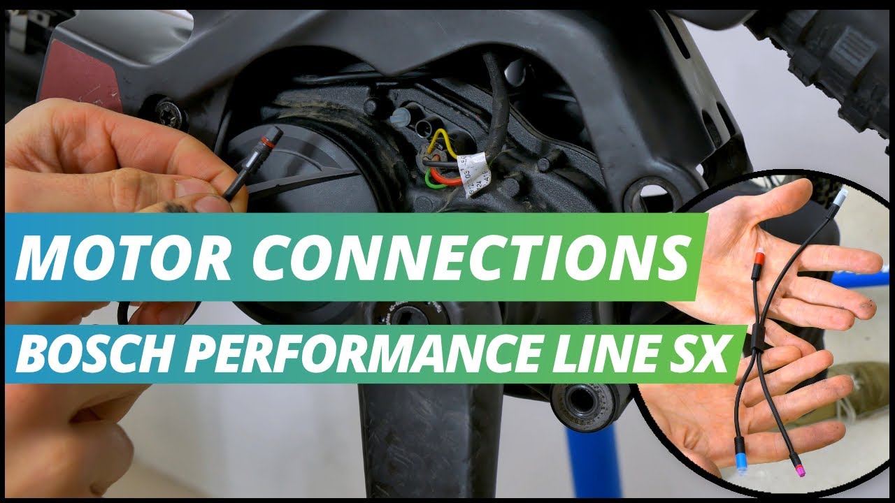 Connections on the Bosch Performance Line SX motor | EBIKE24