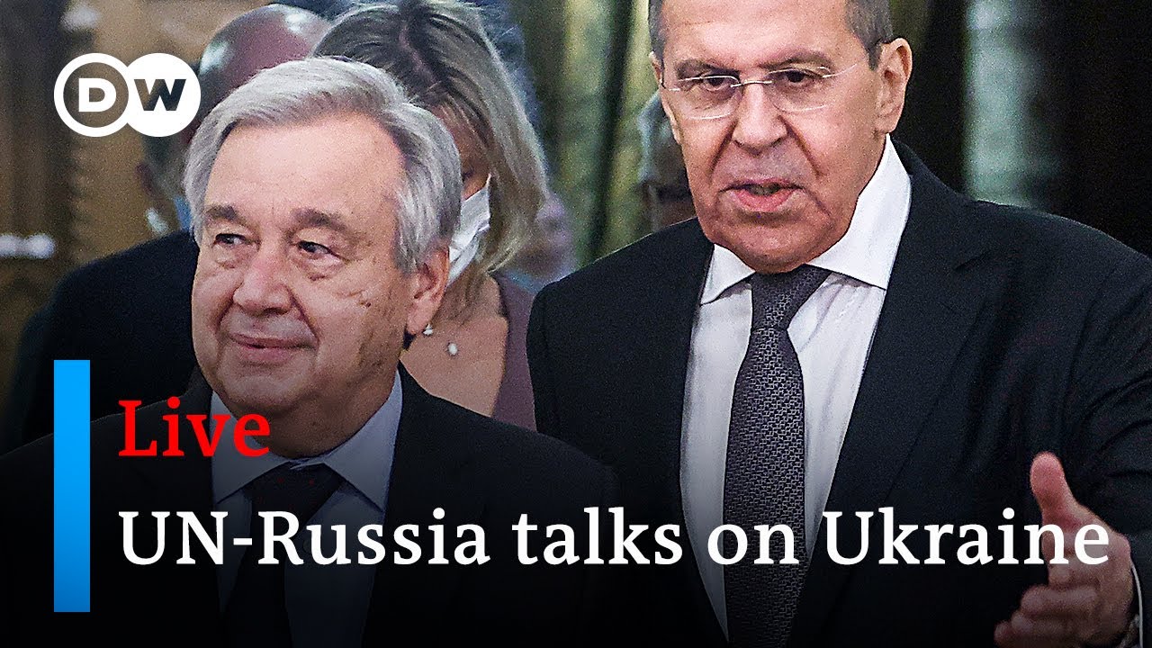 Watch Live: UN chief Guterres press conference with Russian Foreign Minister Lavrov