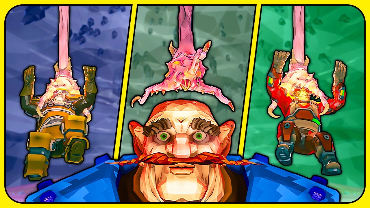Three Stages of Cave Leech Trauma in Deep Rock Galactic