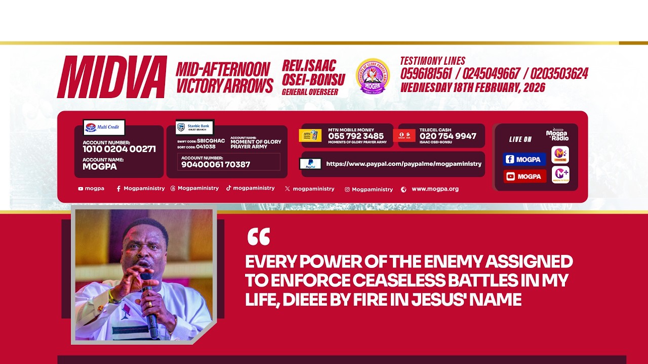 DEFEATING THE STRONGMAN BEHIND YOUR CEASELESS BATTLES || MIDVA WITH REV OB || 18 - 02 - 2026