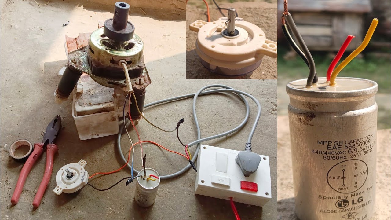 washing machine me spin motor ki connection kaise kiya jata hai a to z