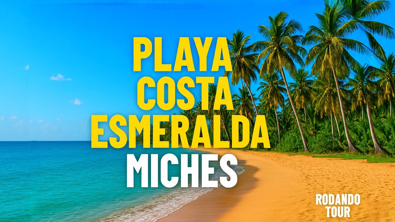 🌴 COSTA ESMERALDA BEACH in MICHES | The Hidden Paradise of the DOMINICAN REPUBLIC 🌊🇩🇴