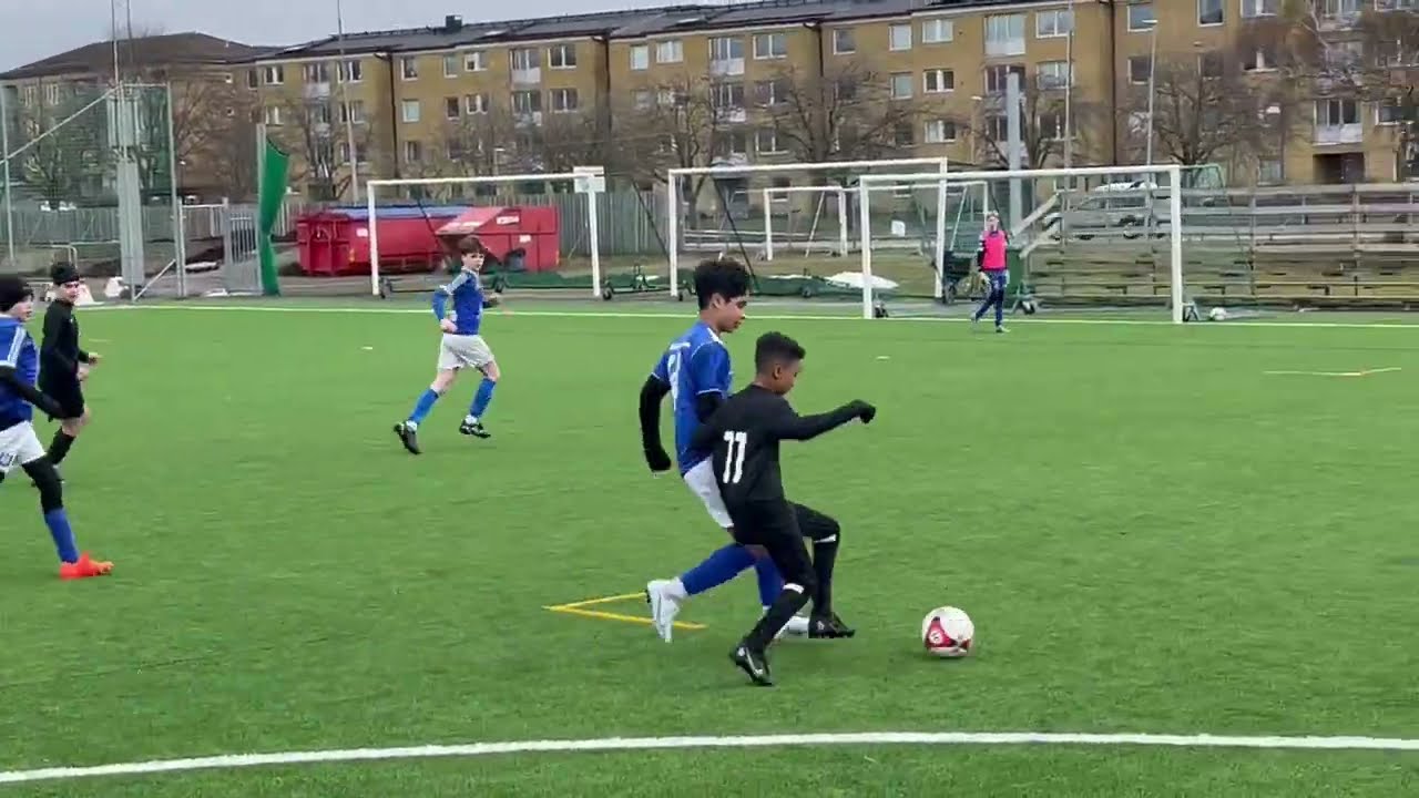 Floda BoIF Blå - Angered MBIK Vit 8-0 (1 av 2, resultat 3-0) P-10 Fässbergs 9-9 Cup C-s 2023-03-19