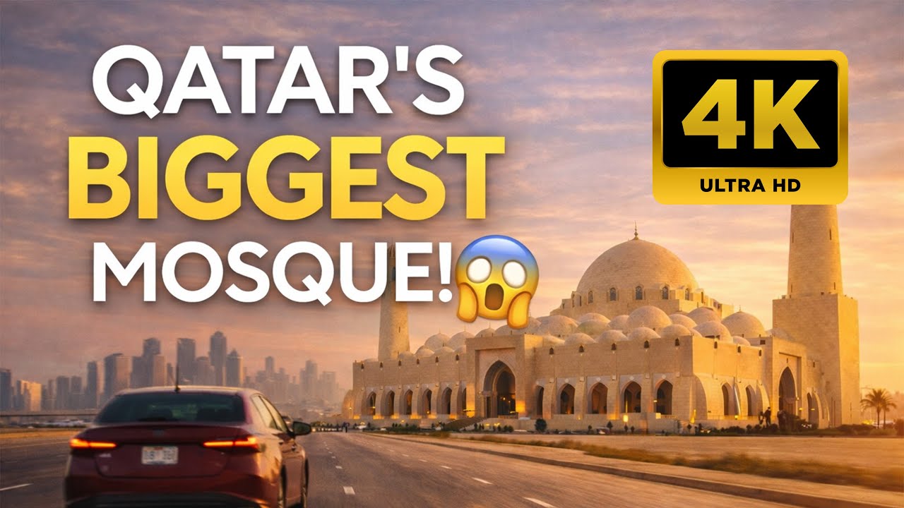 Inside Qatar’s Biggest Mosque | A Peaceful 4K Cinematic Experience