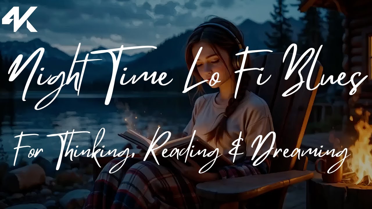 Nighttime Lo Fi Blues 🌙 For Reading, Thinking & Dreaming