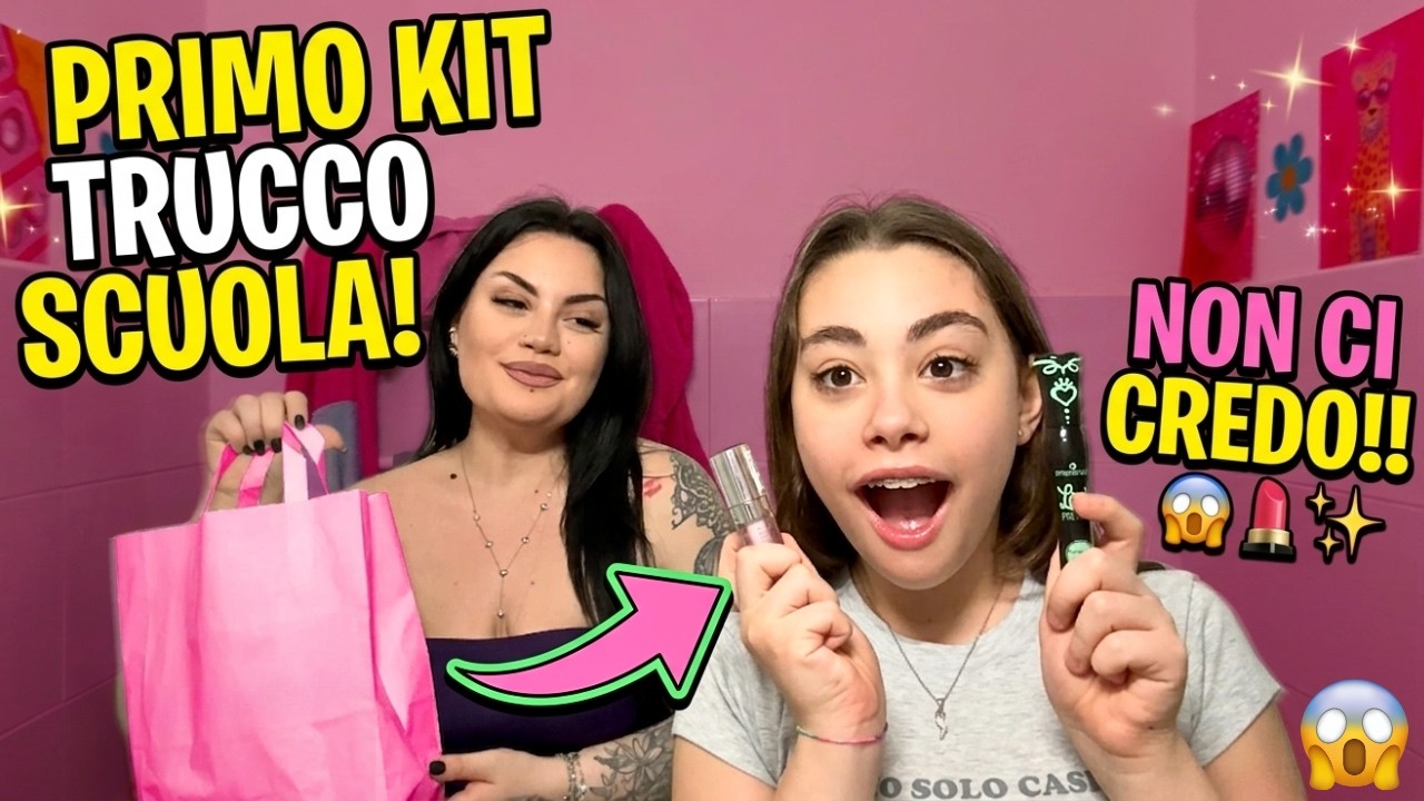 SHOPPING PER LARA DI MAKEUP PER SCUOLA!💄🛍️*SORPRESA* |chiara paradisi
