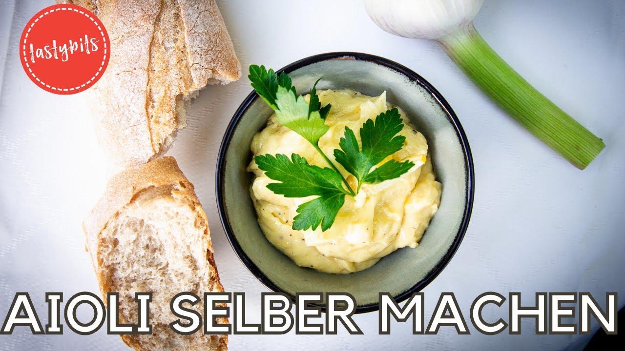 Die wohl schnellste Aioli der Welt - ganz einfach selber machen!