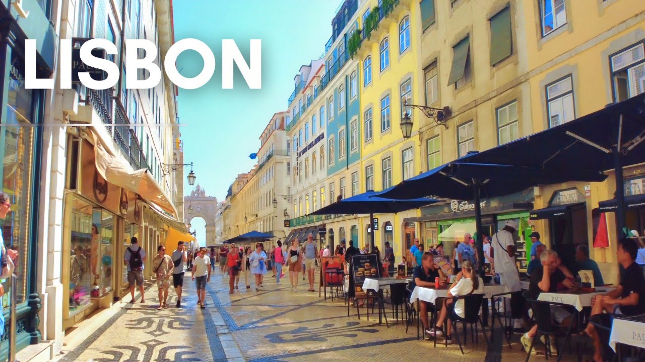 Summer Day in Lisbon PORTUGAL | Rua Augusta