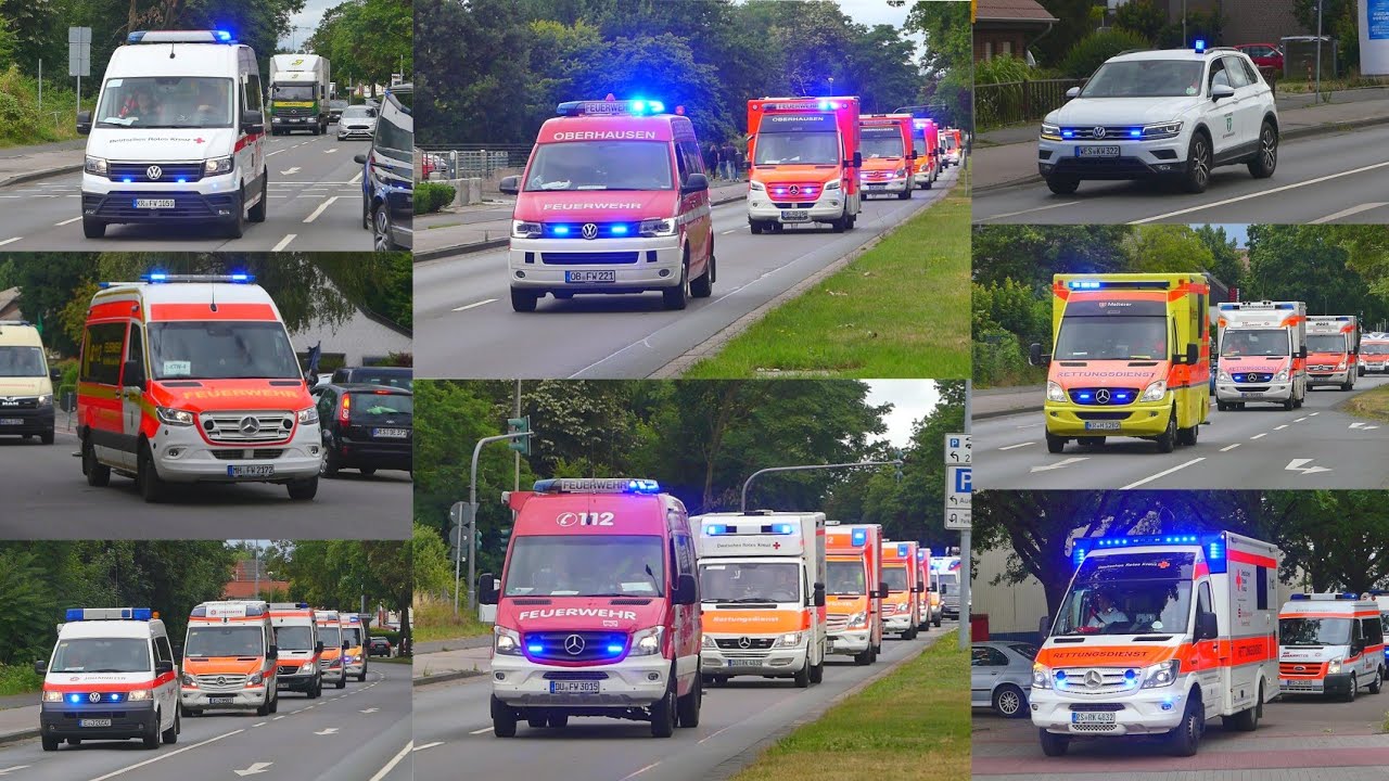 [Evakuierung nach Bombenfund!] Einsatzfahrten zur Evakuierung in Wesel