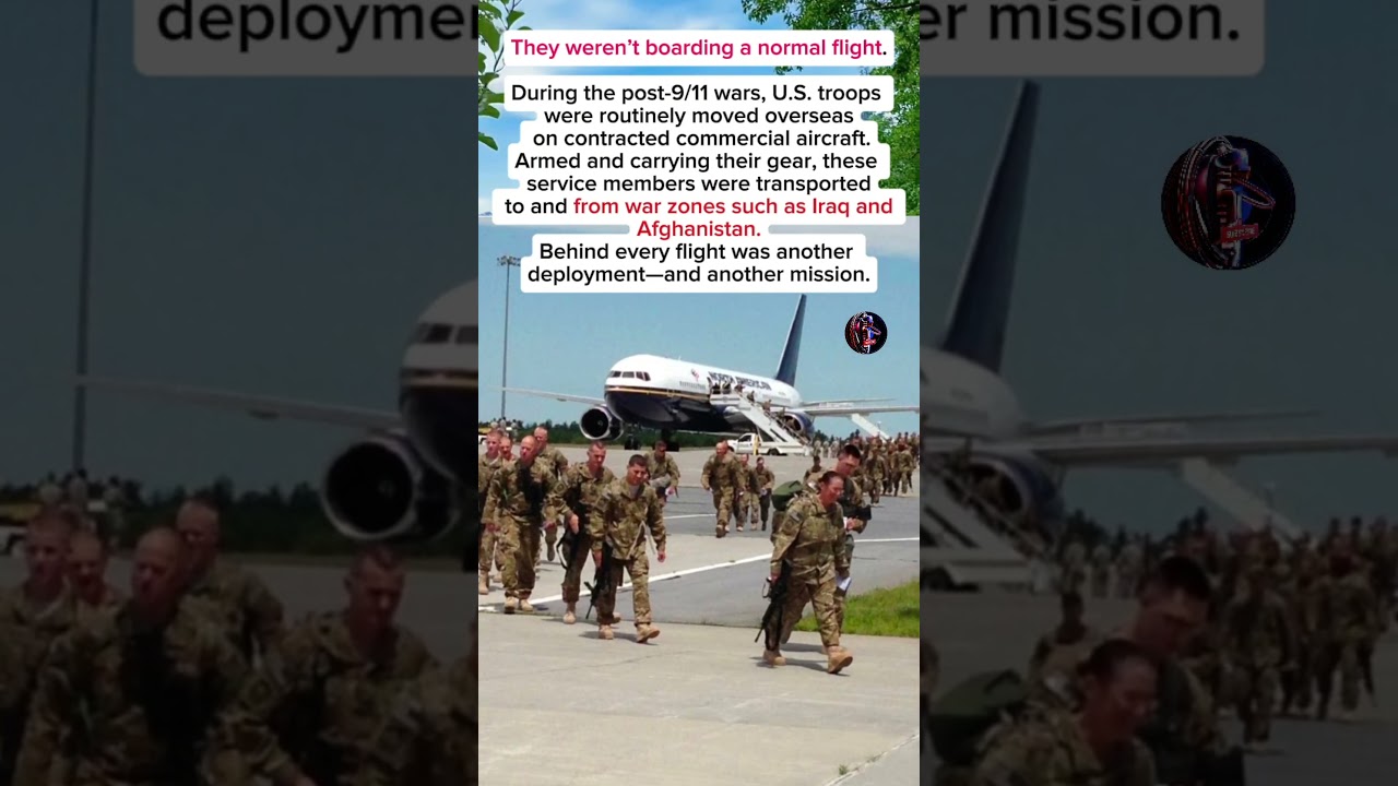 They Weren&rsquo;t Boarding a Normal Flight ✈️🇺🇸.#MilitaryHistory #USMilitary #IraqWar