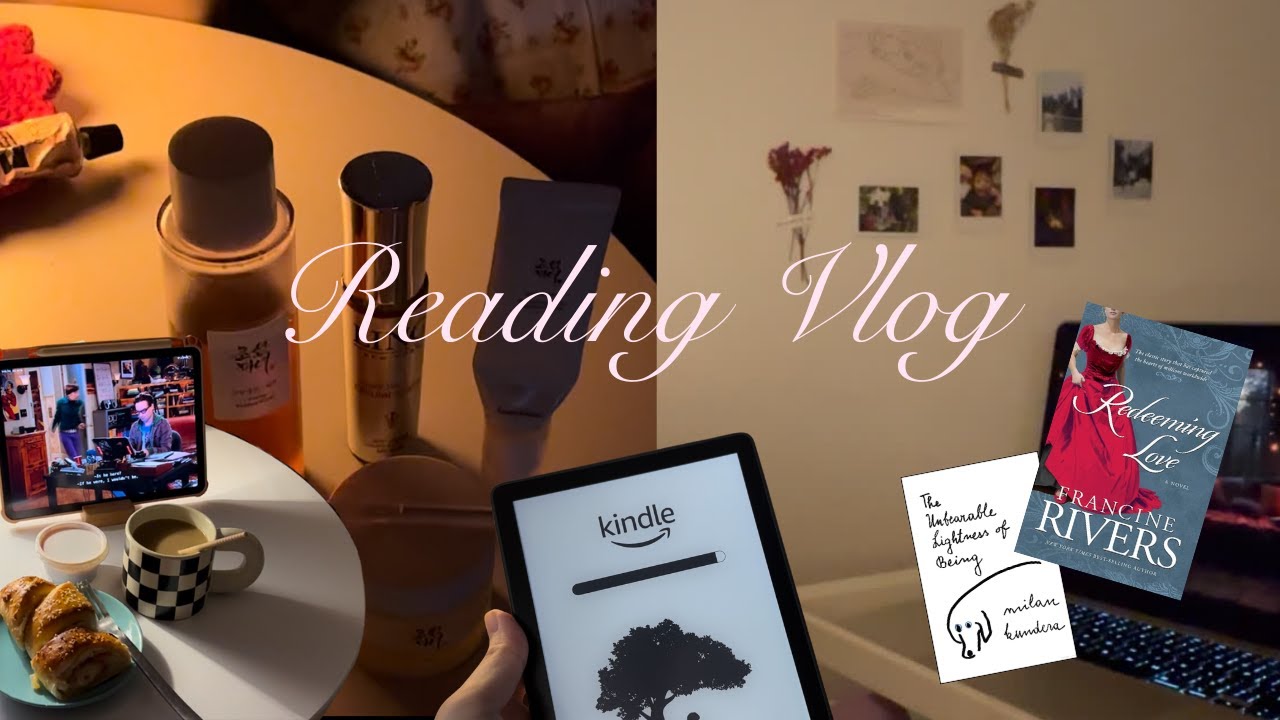 📚 reading vlog: kindle unboxing, a weekend in my life, books & devotion time