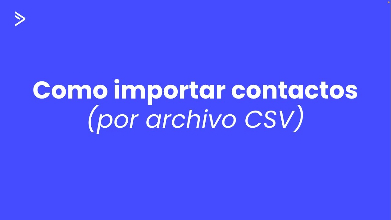 ActiveCampaign: Como importar contactos