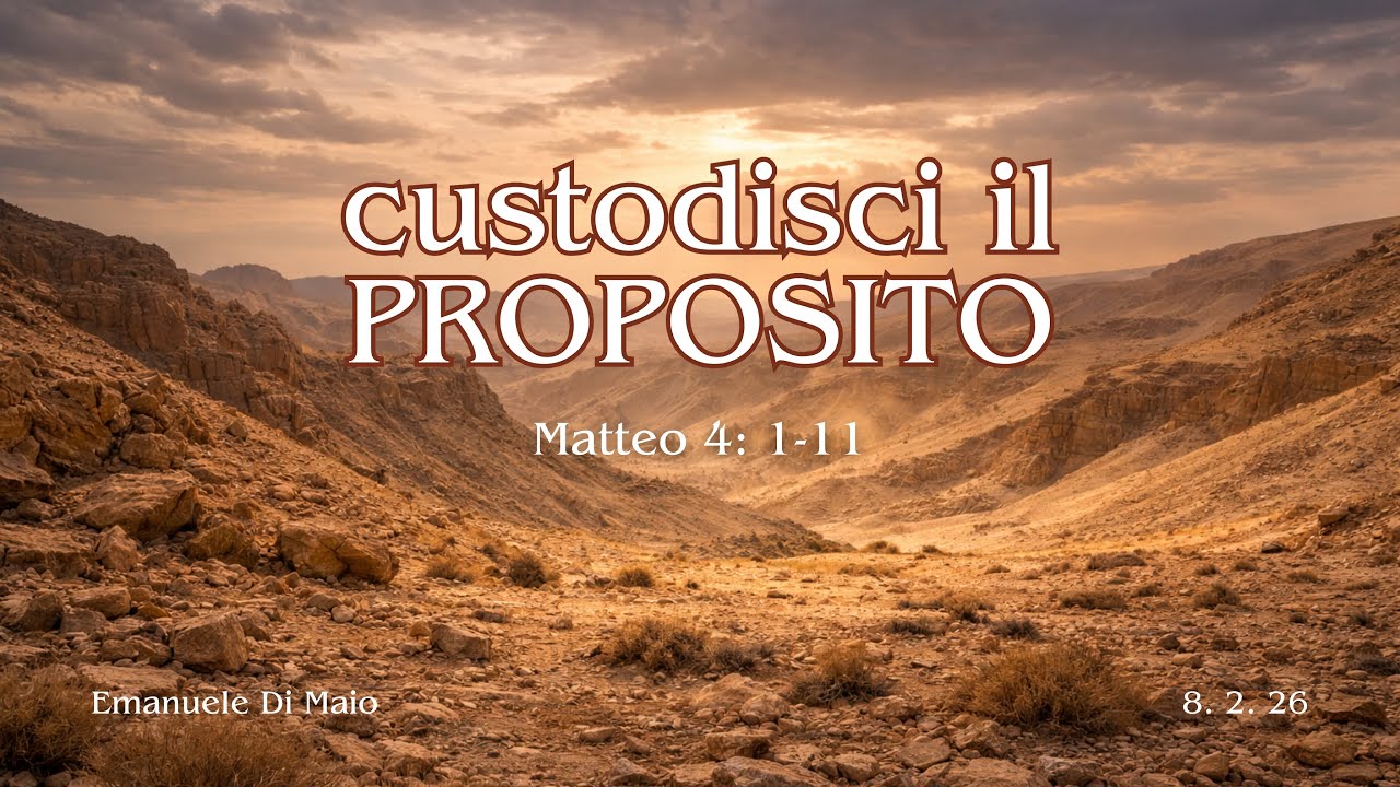 CUSTODISCI IL PROPOSITO - EMANUELE DI MAIO