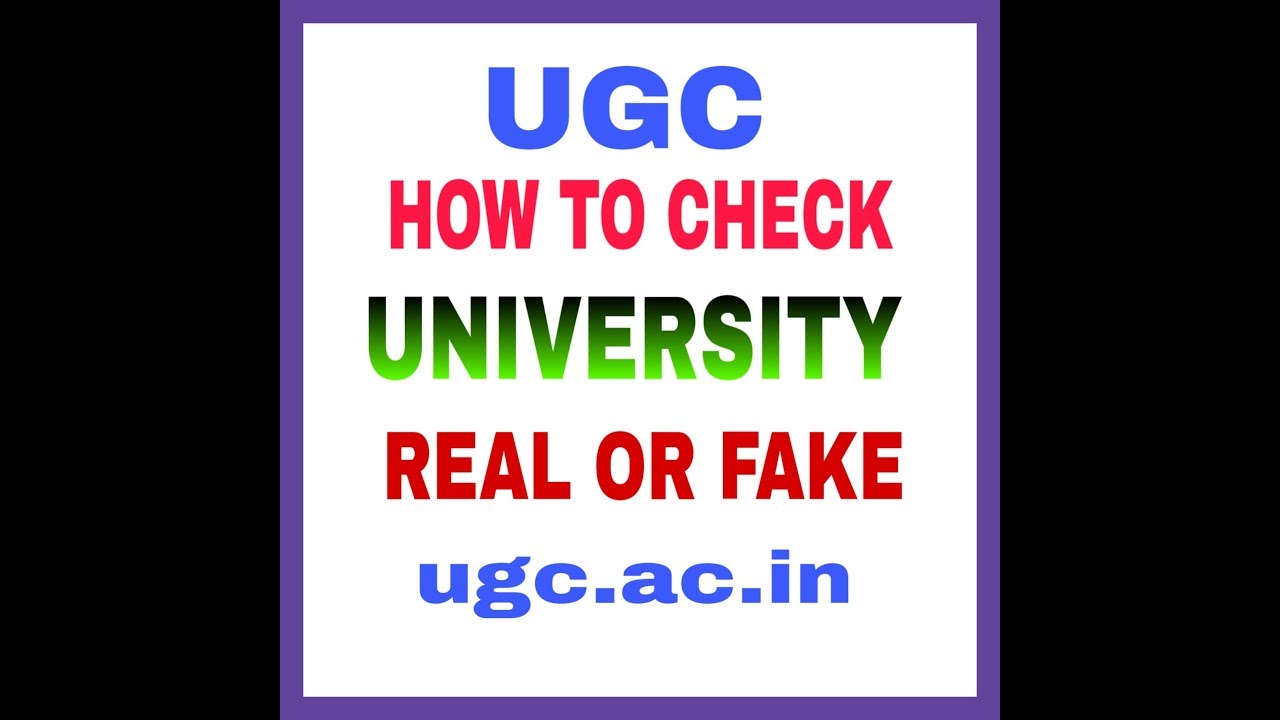 How to  know  your university is fake or real II HOW TO CHECK YOUR CERTIFICATE NOT FAKE