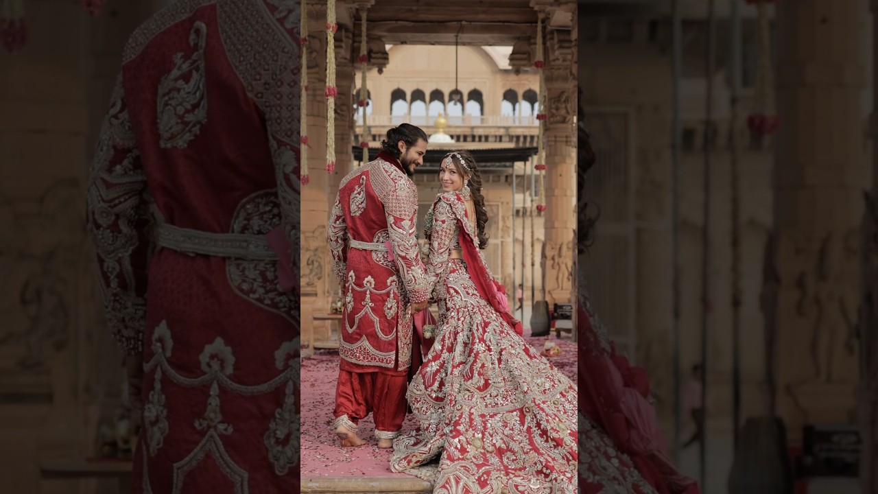 ❤️ Our beautiful wedding in Vrindavan ❤️✨ #wedding #love