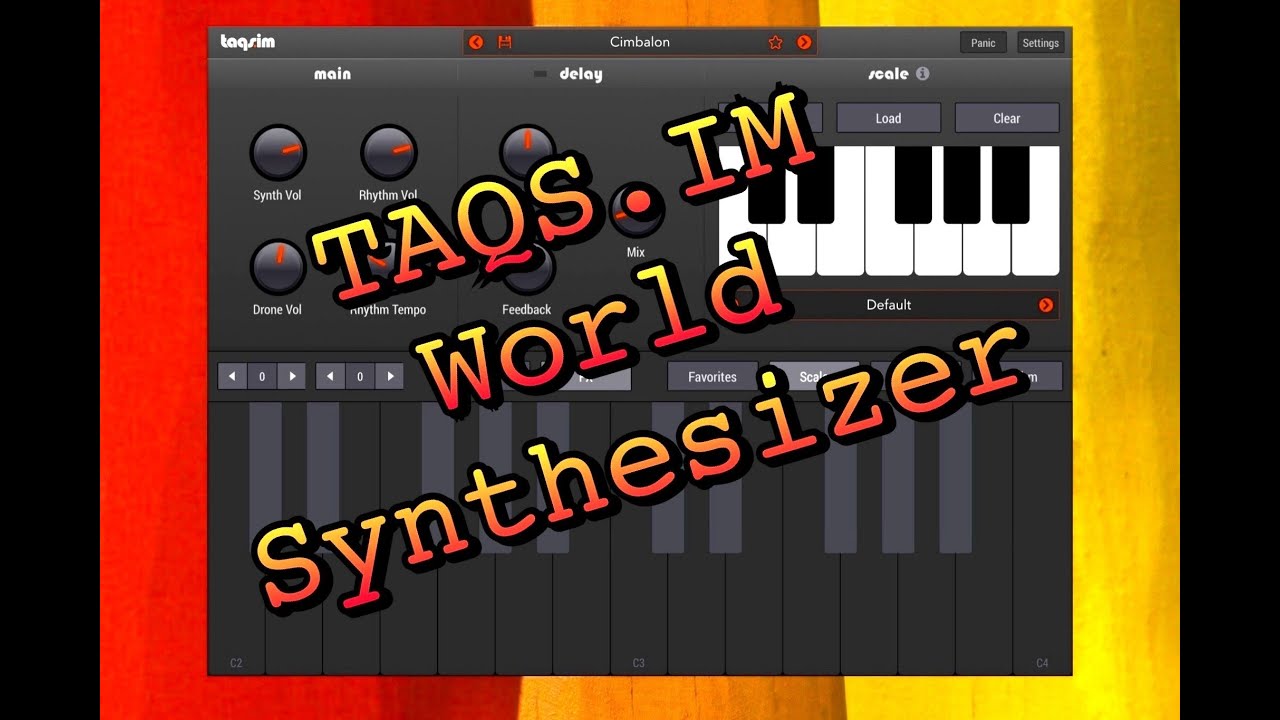 TAQS.IM World Synth Synthesizer - Massive Update - iPad Live Demo