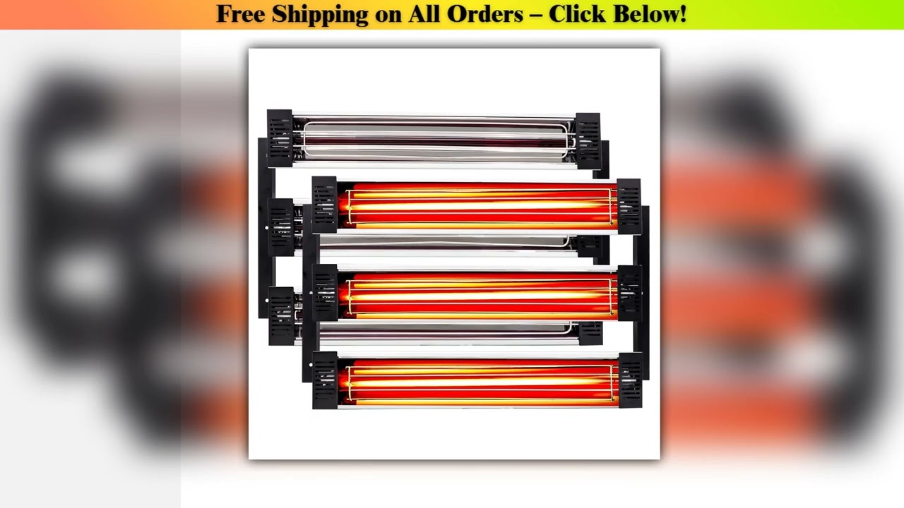 DATOUBOSS 3000W Infrared Paint Curing Lamp for Auto Body Repair Fast Heating Carbon Fiber Tube Car