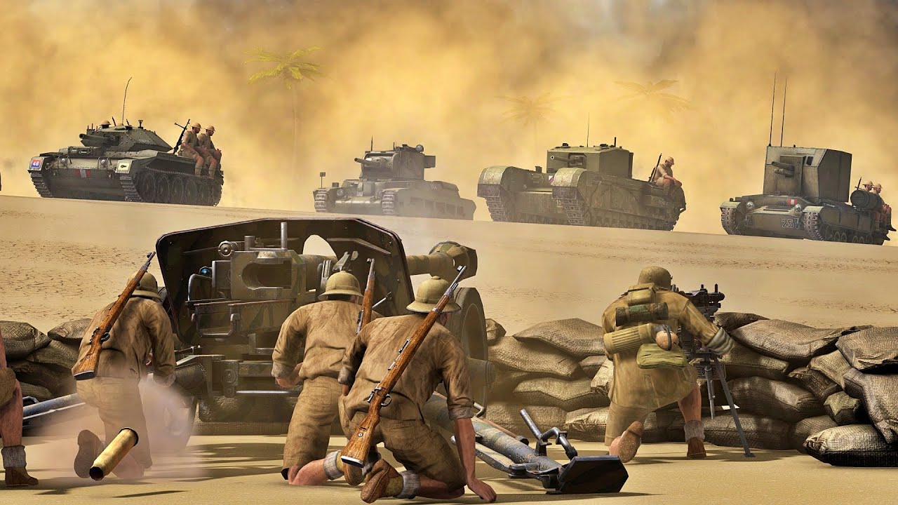 GERMAN STRONGPOINT vs BRITISH ARMY - NORTH AFRICA | Gates of Hell