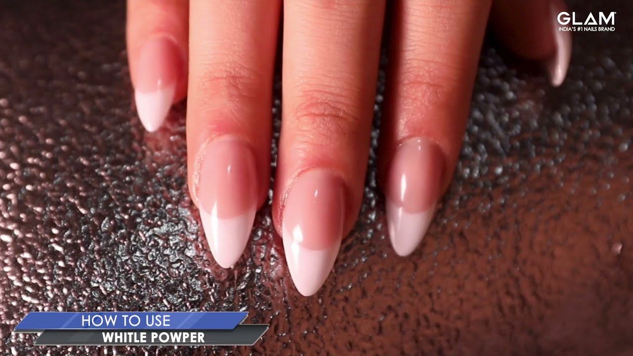 How to use White Powder | Acrylic Powder Nail Art | GLAM | India's #1 Nails Brand | R Nail Lounge