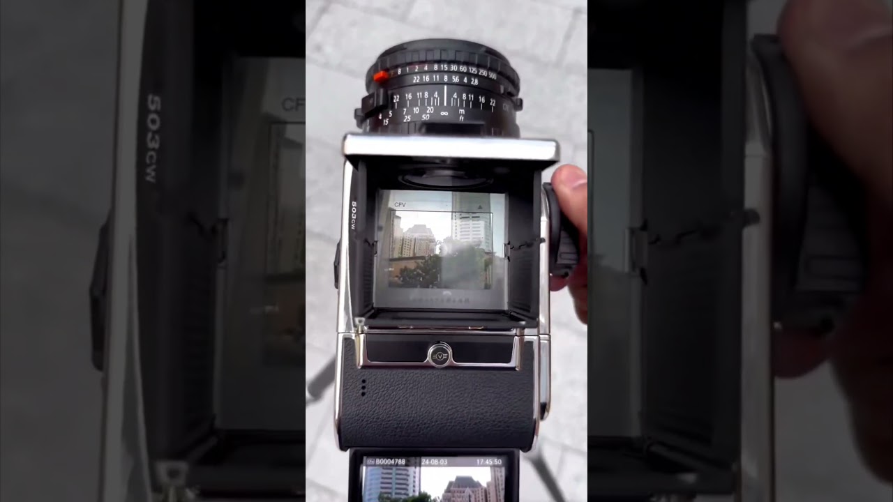 Hasselblad 503CW Process of Taking a Photo on Film