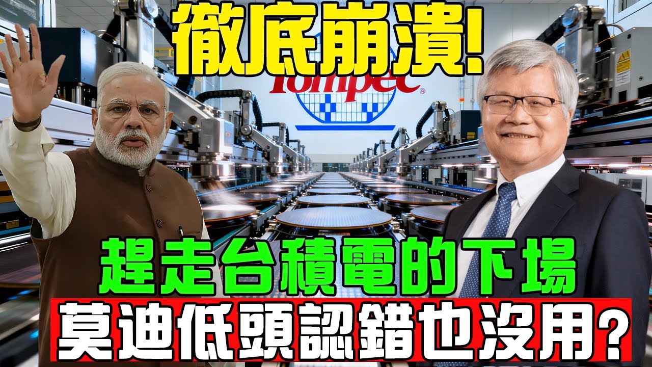 莫迪低頭認錯也沒用？台積電這招「絕地反擊」太狠了，直接讓印度經濟倒退10年！#台積電 #半導體 #臺灣 #印度 #護國神山 #莫迪