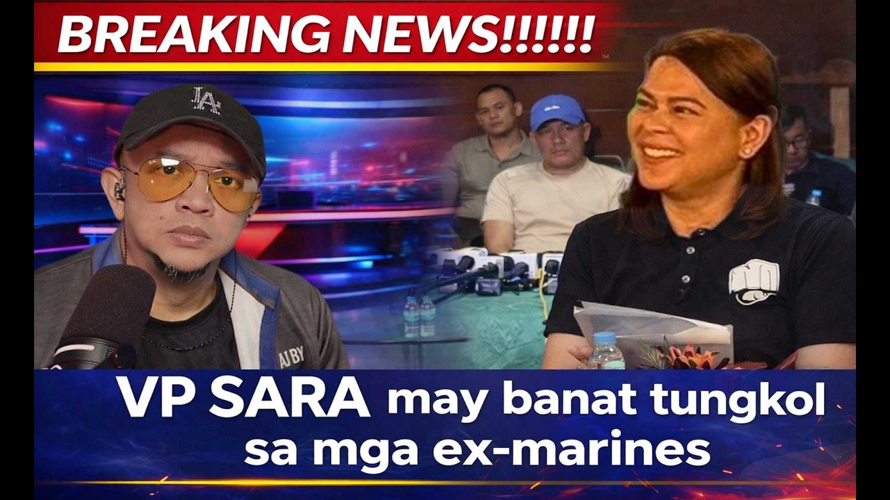VP SARA may banat tungkol sa mga ex-marines