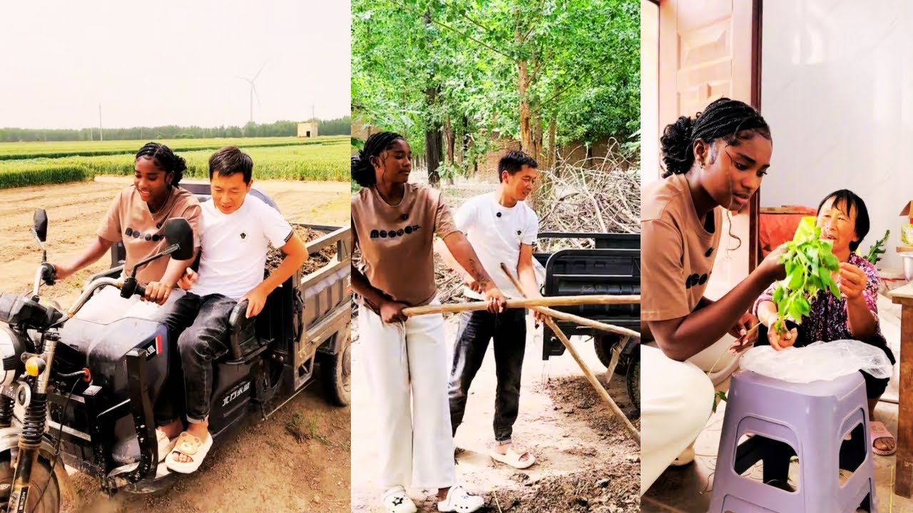 Jin Tao takes Anjina to fertilize the land