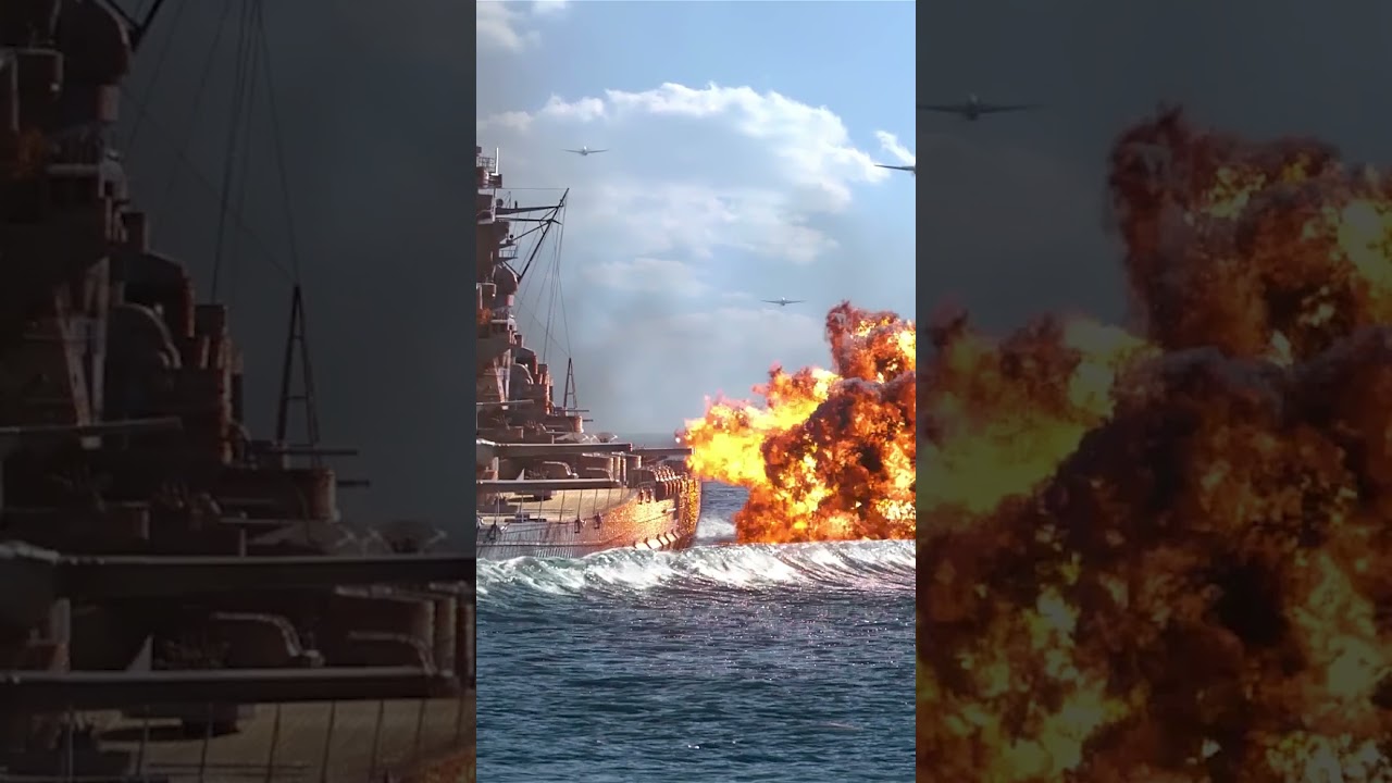 How was the mighty Yamato sunk? #shorts
