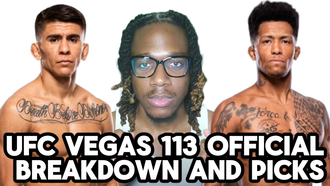 Официальные прогнозы и ставки на бои UFC Vegas 113!