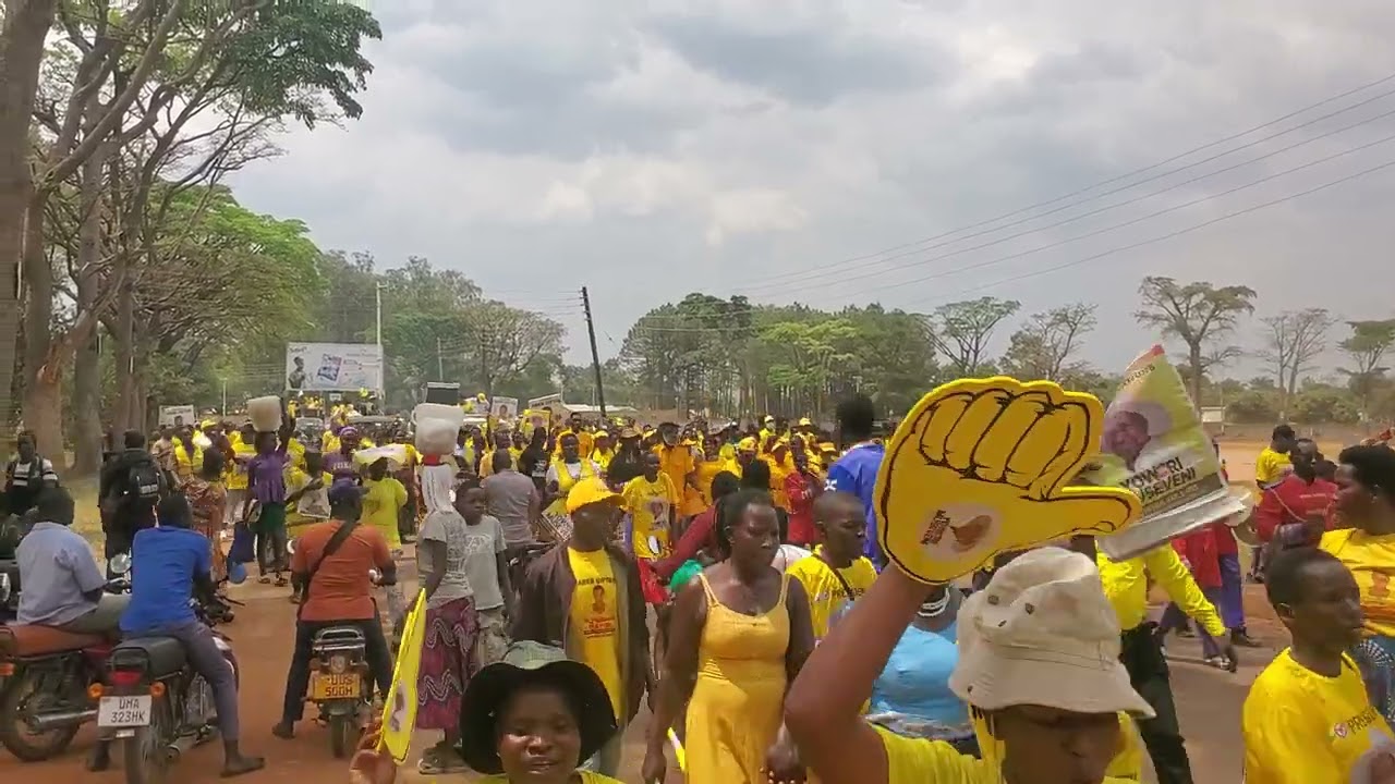 Mayor Gunya, Aber Holds Massive Procession in Gulu have Hard-Fought Victory 