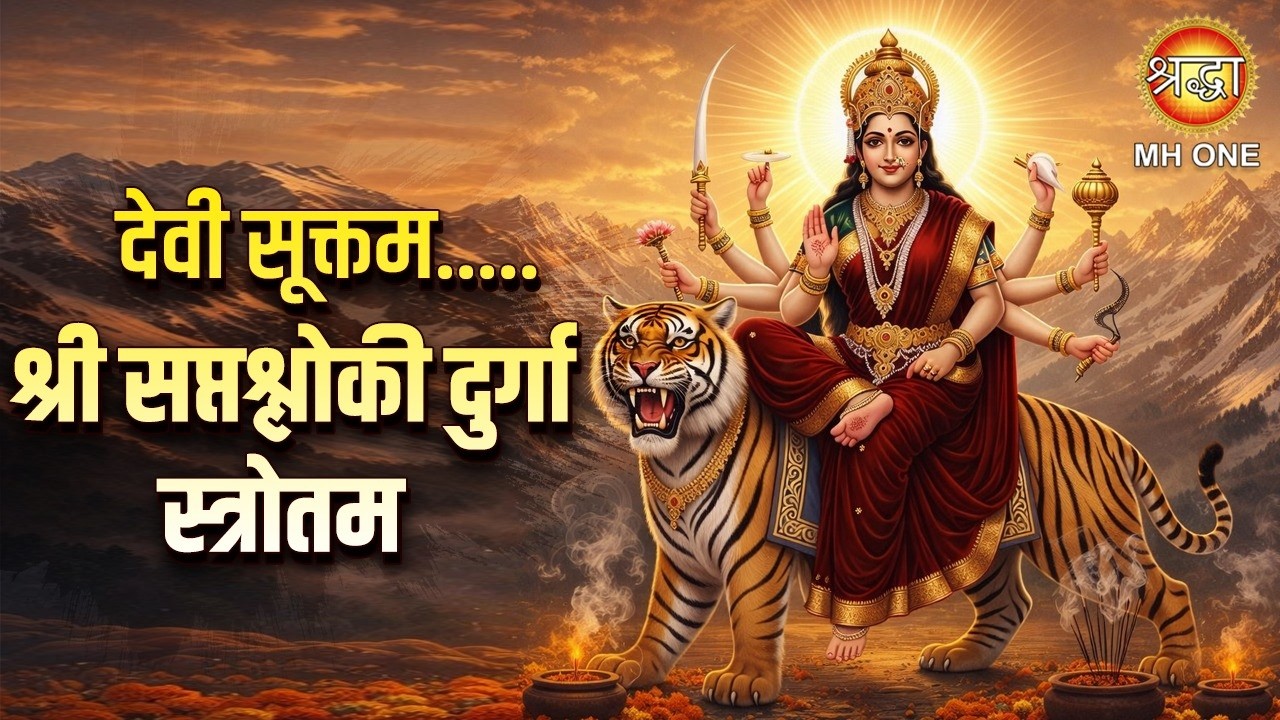 Live : नवरात्रि स्पेशल | देवी सूक्तम एवं दुर्गा सप्तश्लोकी मंत्र | Devi Suktam Mantra | Durga Mantra