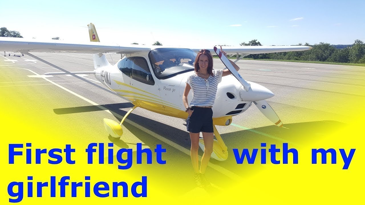 First flight with my girlfriend - Tecnam P2008JC - GoPro HD