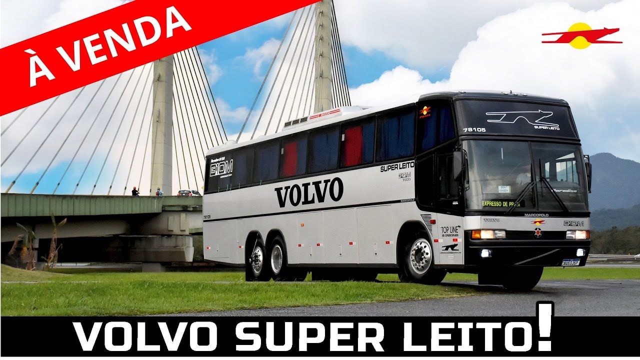 Vende-se O ÔNIBUS VOLVO MAIS BONITÃO DO BRASIL! Lembrança do Expresso de Prata SUPER LEITO