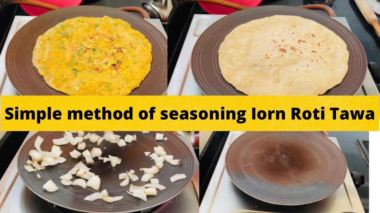 Simple and Easy method of Seasoning New Iorn Roti Tawa /How to convert Iorn Tawa into Nonstick Tawa