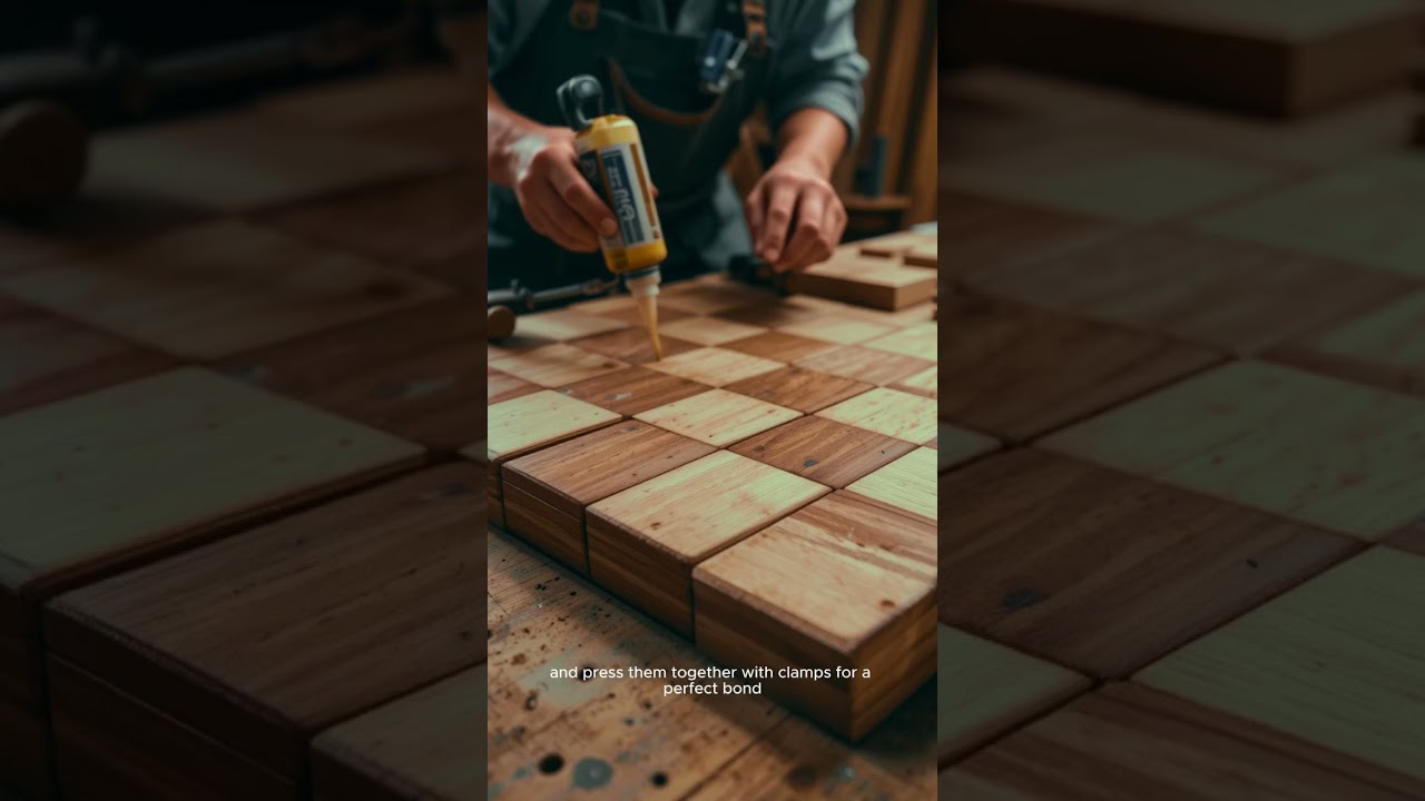 How to Craft a Stunning Wooden Chessboard | Step-by-Step Handmade Chess Set