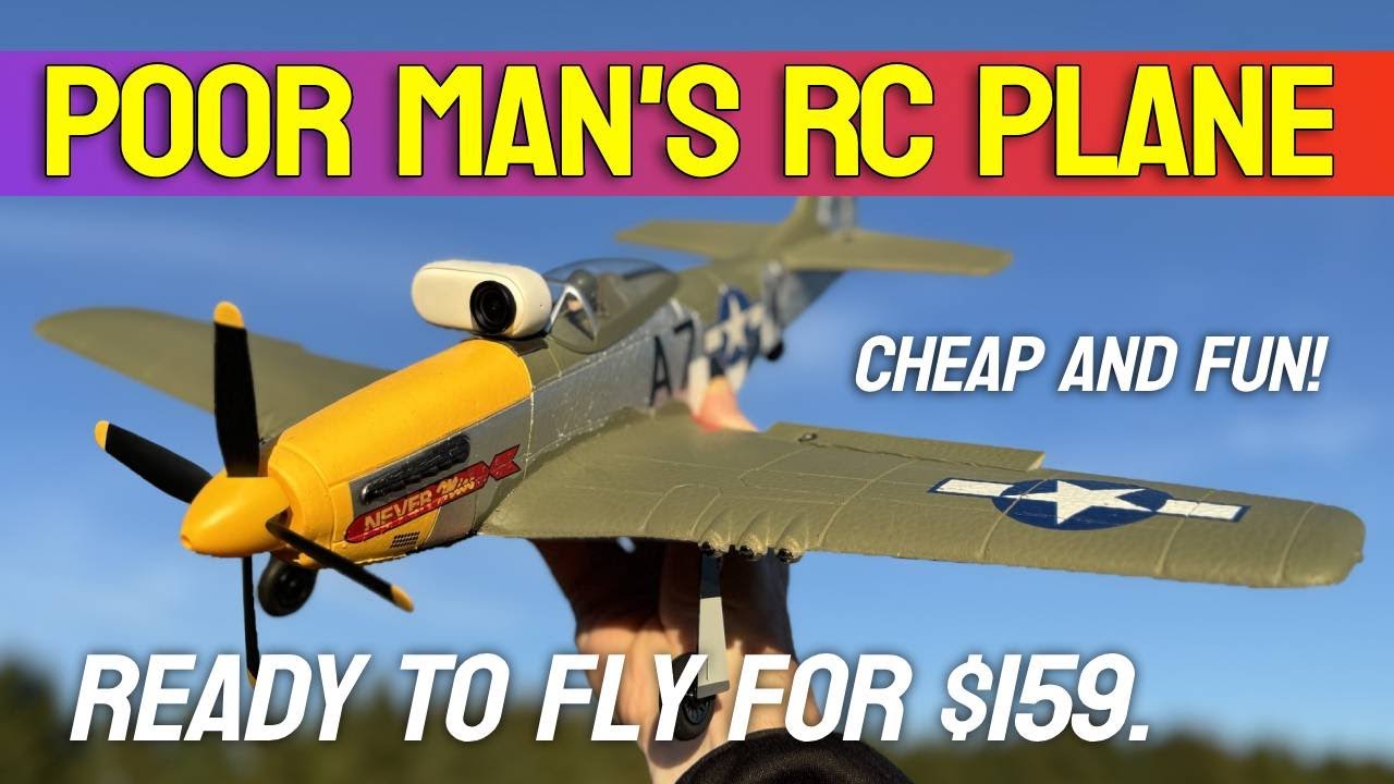 Poor Man's RC Airplane $159 - VolantexRC P51 Mustang!!!