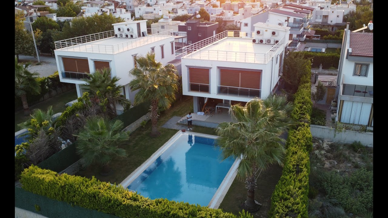KUŞADASI GÜZELÇAMLI'DA 604 M2 ARSA İÇERİSİNDE TEK MÜSTAKİL ÖZEL HAVUZLU 5+1 VİLLA