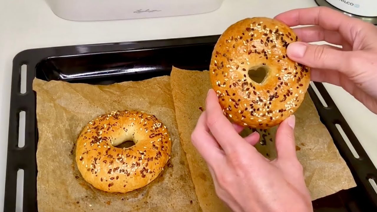 Valentýnské pečení - bagely se srdíčkem ❤️