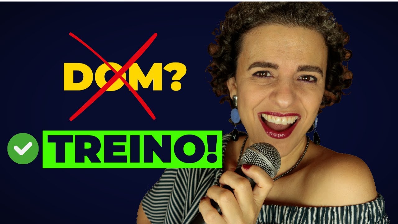 Cantar nao é dom, é treino!