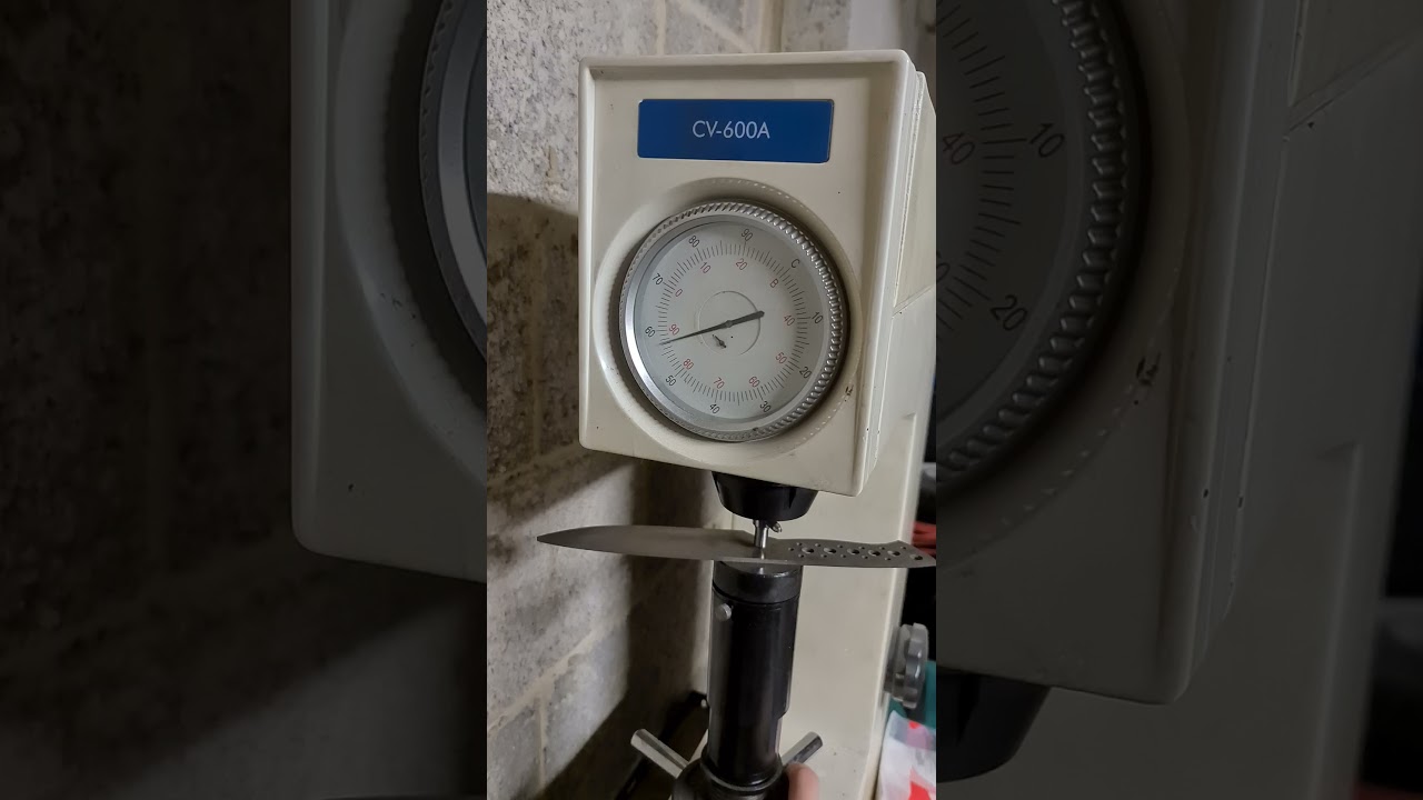 D2 steel hardness testing. 61/62 HRC KM CUSTOM KNIVES