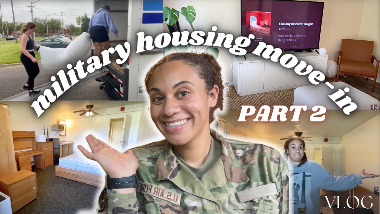 MILITARY HOUSE VLOG PART 2 | Dorms to Base Housing | Wright Patterson AFB Ohio